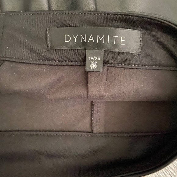 Black pleather skirt - Picture 3 of 3